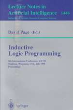 Inductive Logic Programming: 8th International Conference, ILP-98, Madison, Wisconsin, USA, July 22-24, 1998, Proceedings