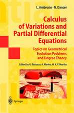 Calculus of Variations and Partial Differential Equations: Topics on Geometrical Evolution Problems and Degree Theory