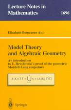 Model Theory and Algebraic Geometry: An introduction to E. Hrushovski's proof of the geometric Mordell-Lang conjecture