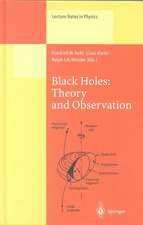 Black Holes: Theory and Observation: Proceedings of the 179th W.E. Heraeus Seminar Held at Bad Honnef, Germany, 18–22 August 1997