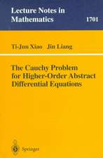 The Cauchy Problem for Higher Order Abstract Differential Equations