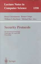 Security Protocols: 6th International Workshop, Cambridge, UK, April 15-17, 1998, Proceedings