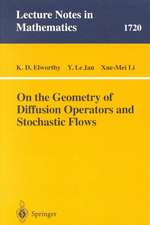 On the Geometry of Diffusion Operators and Stochastic Flows