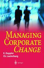 Managing Corporate Change