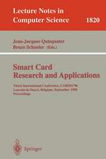 Smart Card. Research and Applications: Third International Conference, CARDIS'98 Louvain-la-Neuve, Belgium, September 14-16, 1998 Proceedings