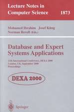 Database and Expert Systems Applications: 11th International Conference, DEXA 2000 London, UK, September 4-8, 2000 Proceedings