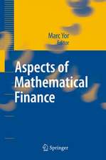 Aspects of Mathematical Finance