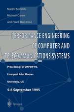 Performance Engineering of Computer and Telecommunications Systems: Proceedings of UKPEW’95, Liverpool John Moores University, UK. 5 – 6 September 1995