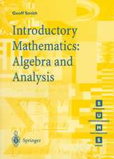 Introductory Mathematics: Algebra and Analysis