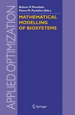 Mathematical Modelling of Biosystems