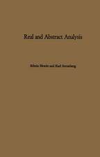 Real and Abstract Analysis