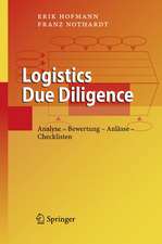 Logistics Due Diligence: Analyse - Bewertung - Anlässe - Checklisten