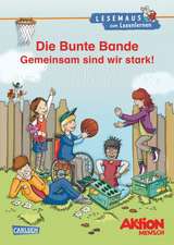 LESEMAUS zum Lesenlernen Sammelbände 11: Die Bunte Bande - Gemeinsam sind wir stark!