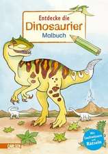 Entdecke die Dinosaurier Malbuch