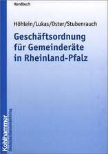 Geschäftsordnung für Gemeinderäte in Rheinland-Pfalz