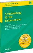 Schulordnung für die Förderzentren