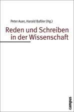 Reden und Schreiben in der Wissenschaft