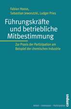 Führungskräfte und betriebliche Mitbestimmung