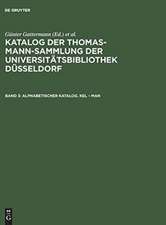 KATALOG THOMAS-MANN-SAMMLUNG BD.3