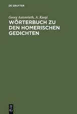 Wörterbuch zu den Homerischen Gedichten