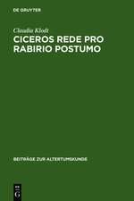 Ciceros Rede Pro Rabirio Postumo: Einleitung und Kommentar