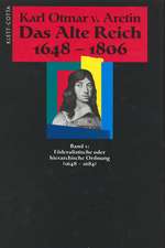 Föderalistische oder hierarchische Ordnung (1648 - 1684)