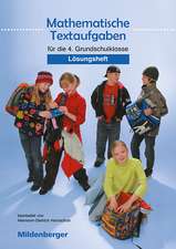 Mathematische Textaufgaben. 4. Schuljahr. Lösungen