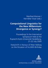 Computational Linguistics for the New Millennium