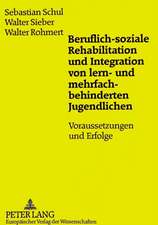 Beruflich-Soziale Rehabilitation Und Integration Von Lern- Und Mehrfachbehinderten Jugendlichen