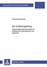 Der Anstellungsbetrug