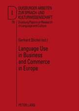 Language Use in Business and Commerce in Europe