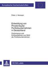 Entwicklung Von Private-Equity-Portfoliounternehmen in Deutschland