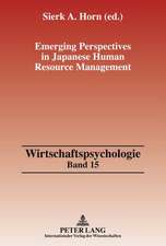 Emerging Perspectives in Japanese Human Resource Management