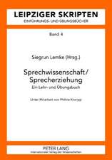 Sprechwissenschaft/Sprecherziehung