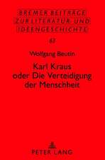 Karl Kraus Oder Die Verteidigung Der Menschheit: Bioethik, Enhancement Und Die Disability Studies