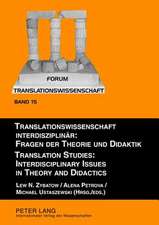 Translationswissenschaft Interdisziplinaer: Ta