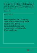 Vertraege Ueber Die Lieferung Herzustellender Beweglicher Sachen Und Deren Rechtliche Einordnung - Eine Rechtsvergleichende Untersuchung: Nuevos Enfoques