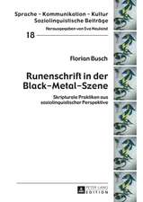 Runenschrift in Der Black-Metal-Szene: Eine Rechtsvergleichende, Dogmatische Studie