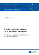 A Decision-Oriented Approach to Performance Measurement: The Complex Literary Arrangement of an Open Text