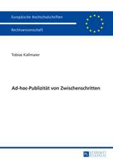 Ad-Hoc-Publizitaet Von Zwischenschritten: Die Auswahl Des Sachverstaendigen Durch Den Richter Im Strafverfahren