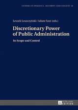 Discretionary Power of Public Administration