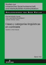 Clases Y Categorias Lingueisticas En Contraste