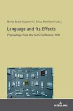 Language and its Effects