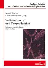 WELTANSCHAUUNG UND TEXTPRODUKTION