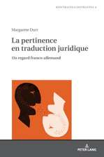 La pertinence en traduction juridique