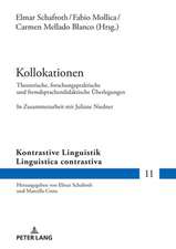 Kollokationen; Theoretische, forschungspraktische und fremdsprachendidaktische Uberlegungen. In Zusammenarbeit mit Juliane Niedner