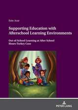 Supporting Education with Afterschool Learning Environments