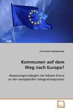 Kommunen auf dem Weg nach Europa?