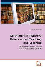 Mathematics Teachers'' Beliefs about Teaching andLearning