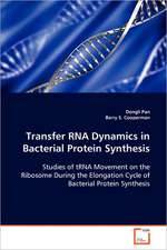 Transfer RNA Dynamics in Bacterial Protein Synthesis